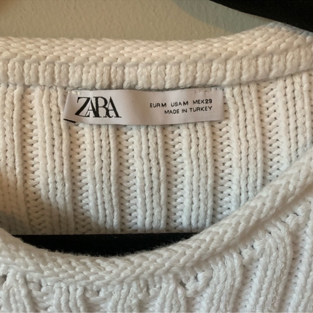 Zara Ribbed Knit Sweater - Picture 4 of 6